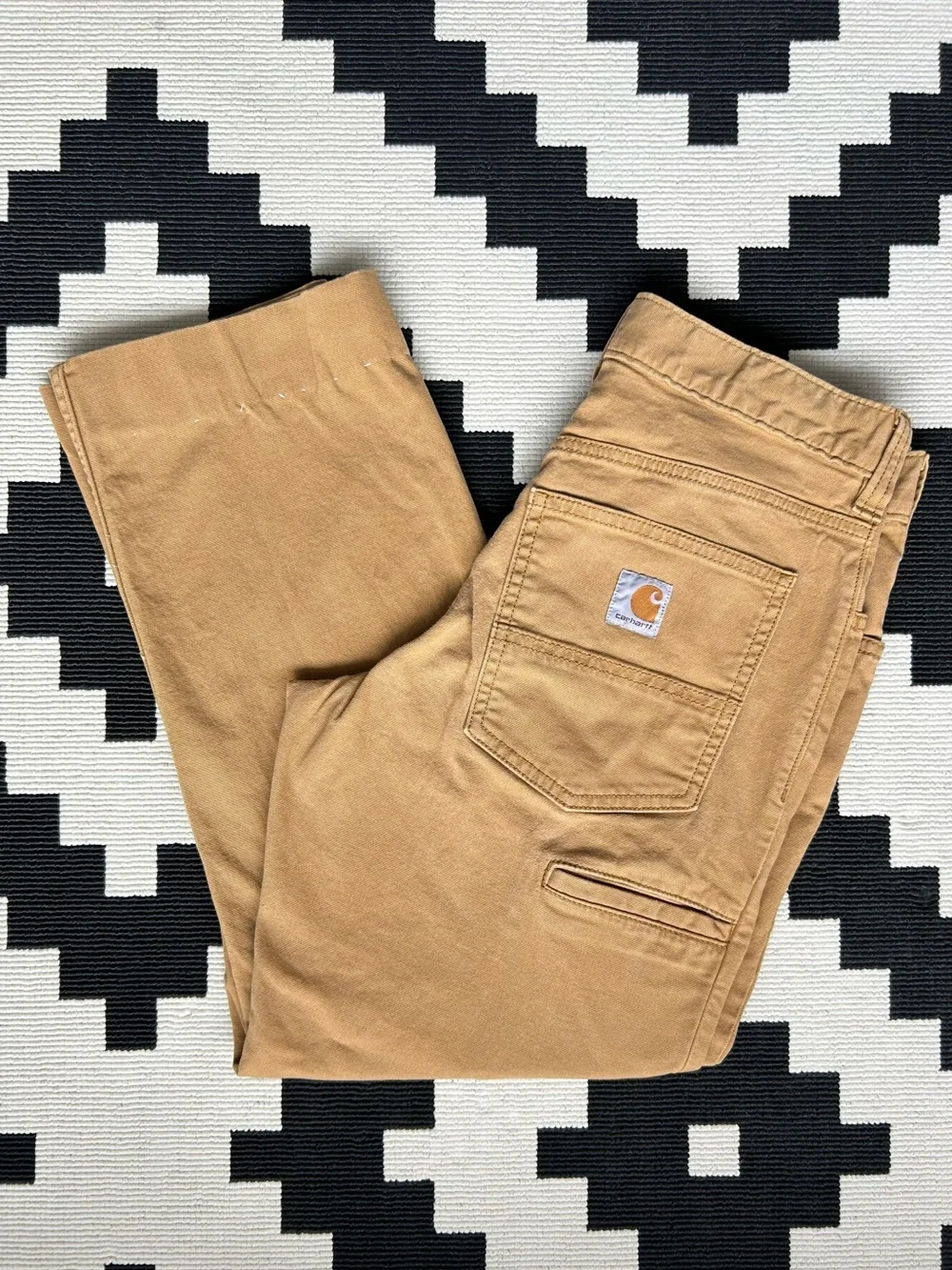 Carhartt Rugged Flex Relaxed Fit Canvas 5-pocket work pants W29 L32 BN2517-M - Picture 15 of 15